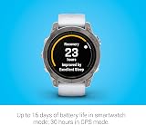 Garmin Epix Pro Gen 2 Sapphire 47mm Smartwatch AMOLED GPS Flashlight White Stone view 3