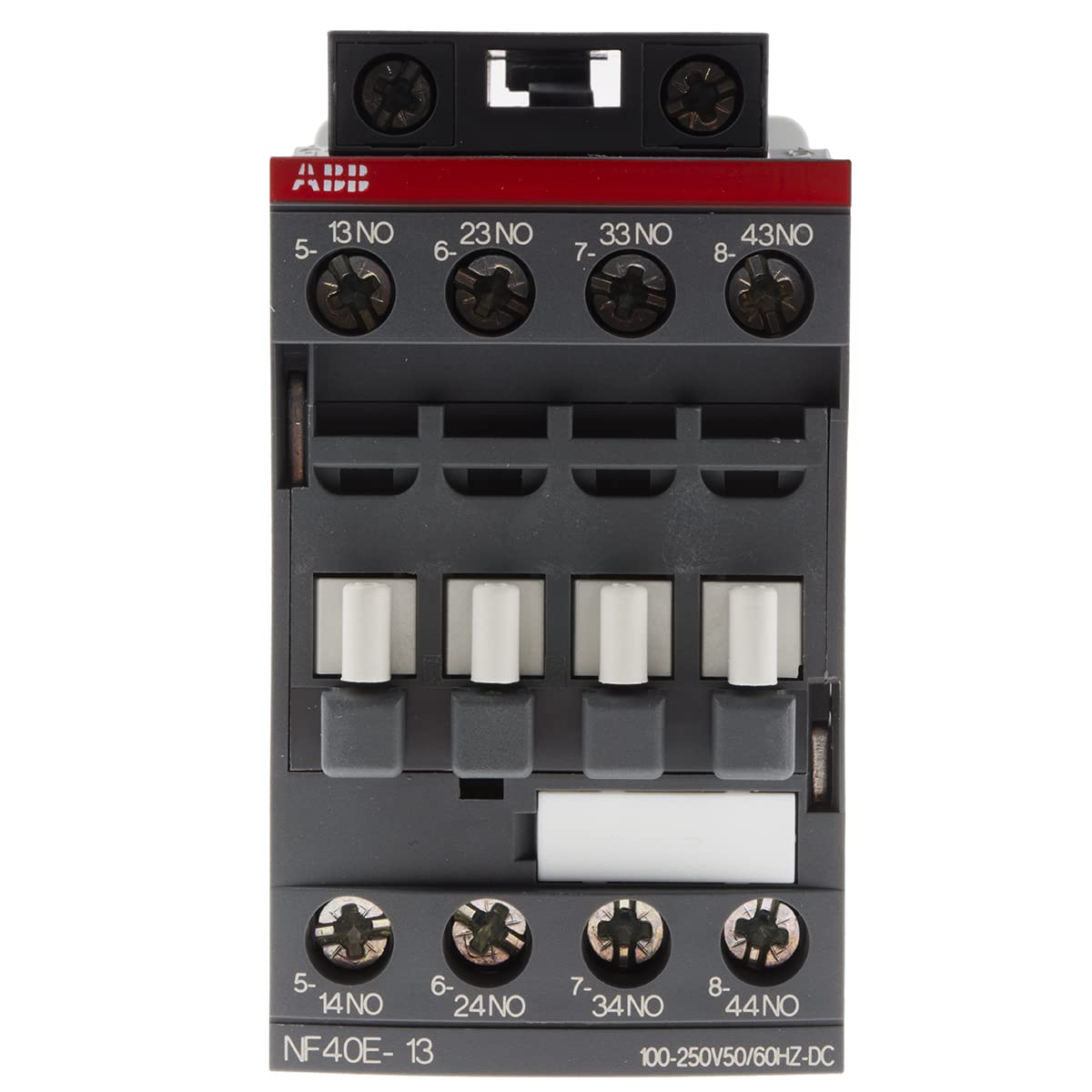 ABB NF40E-13 100-250V, 50/60HZ-DC Contactor Relay (ABB1SBH137001R1340)