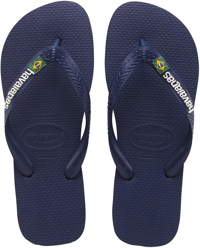 havaianas brasil logo marine blue