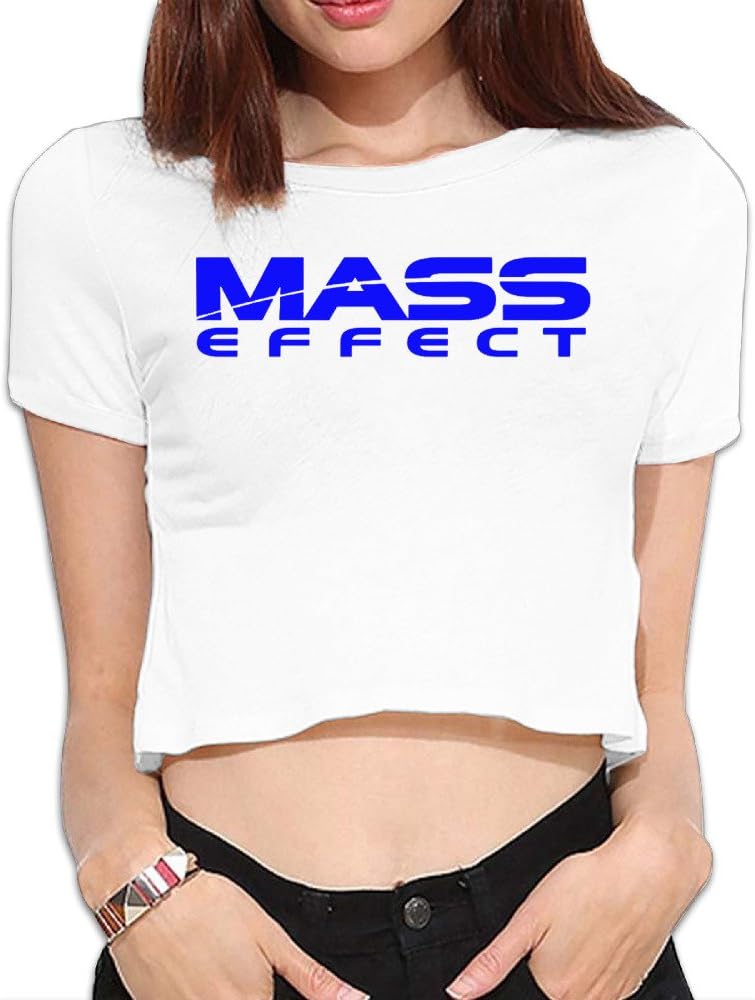 TLK Custom Women Mass Effect Game Midriff Tshirt
