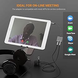 Cubilux 3.5mm TRS Audio Microphone to TRRS Male