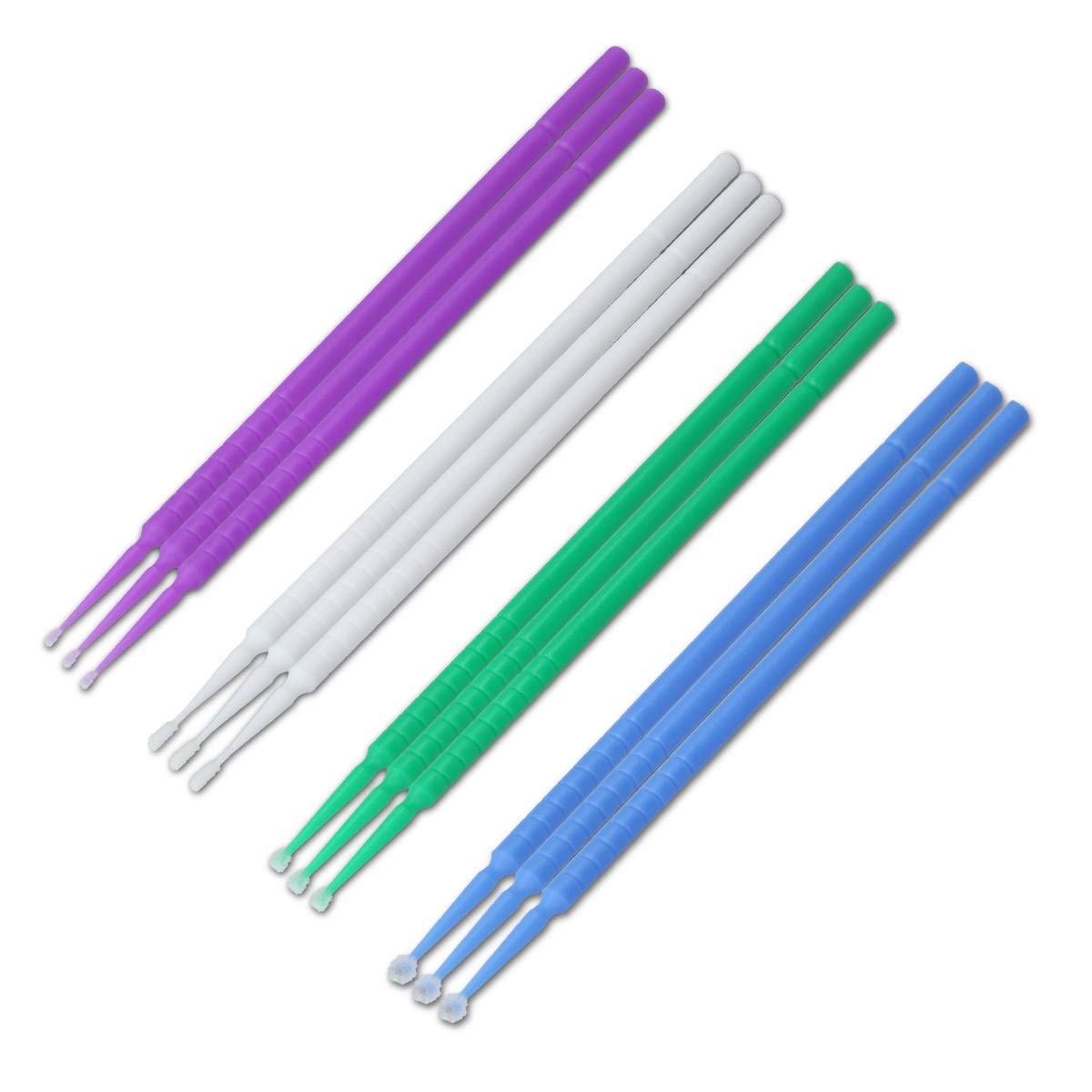 BETOY Micro Makeup Brushes, 300 Eyelash Swabs Micro Applicators Brushes Disposable Eyelash Extension Swabs Precision Swabs Universal for Makeup, Electronic Cleaning of Furniture, Car Paint Cleaning