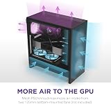 NZXT H5 Flow RGB Compact ATX Mid-Tower Case F360 RGB Core Included view 3