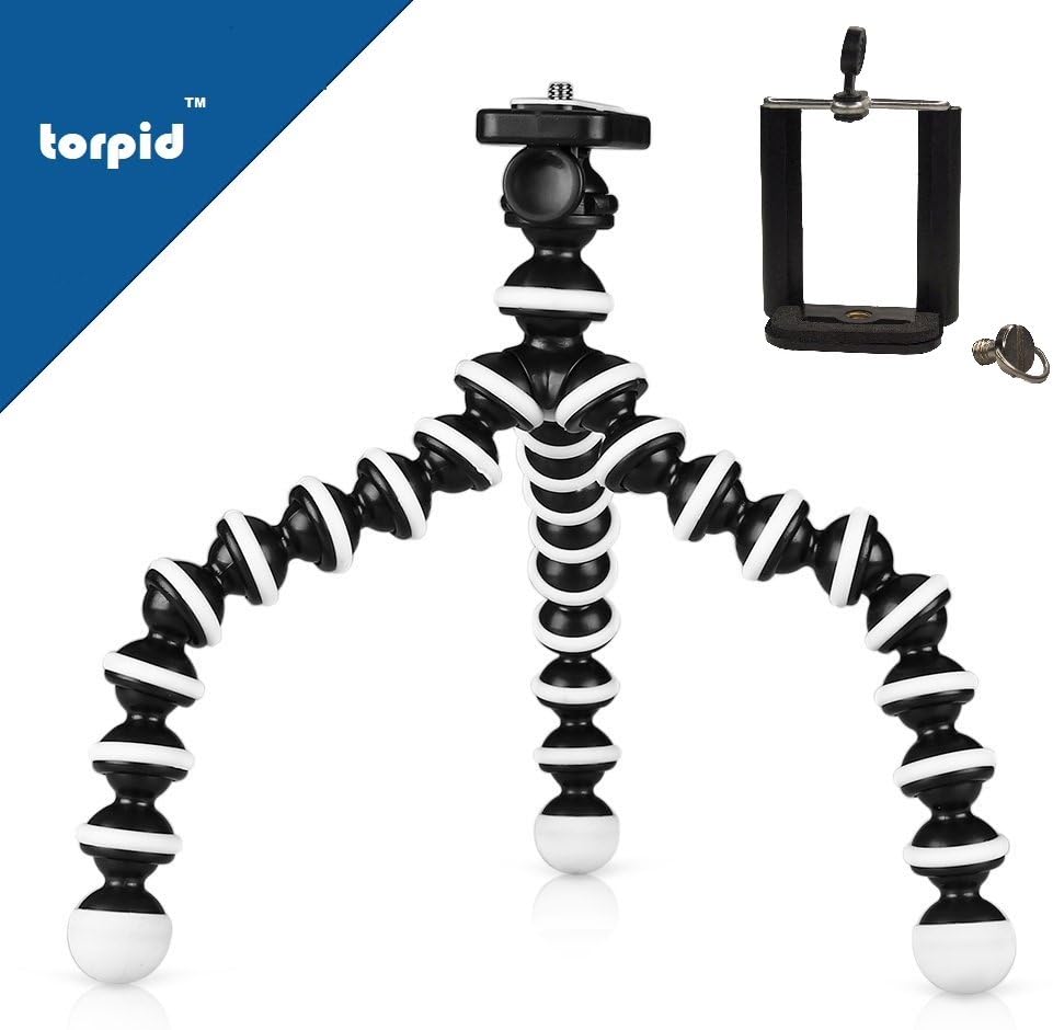 Gorilla Tripod 10Inch - Multi-Use Travel Tripod for DSLR, Mobile Phone, Go Pro, Point & Shoot Cameras and Action Cameras -by torpid
