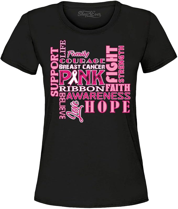 Breast Cancer Hope T-Shirt Card Paper Greeting Cards jan-takayama.com