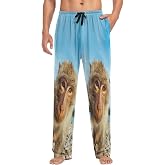 visesunny Men's Pajama Pants 100% Cotton Lounge Soft Warm Sleepwear Pants PJ Bottoms Drawstring and Pockets