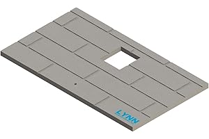 LYNN MANUFACTURING Replacement Englander Pellet Stove, CPM, Fiberboard, Firebrick, CPM-CFB, 2408A