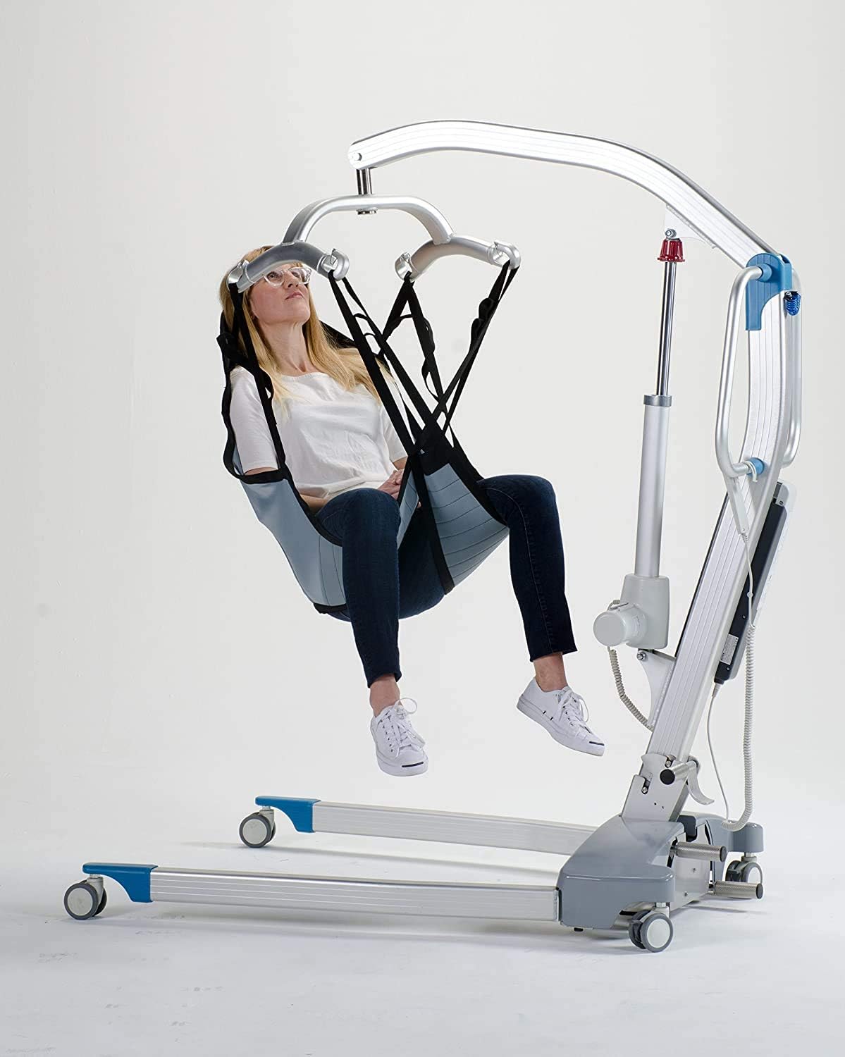 Patient Aid Padded U-Sling with Head Support, Universal Patient Lift Sling, Size Medium, 600lb Capacity: Health & Personal Care