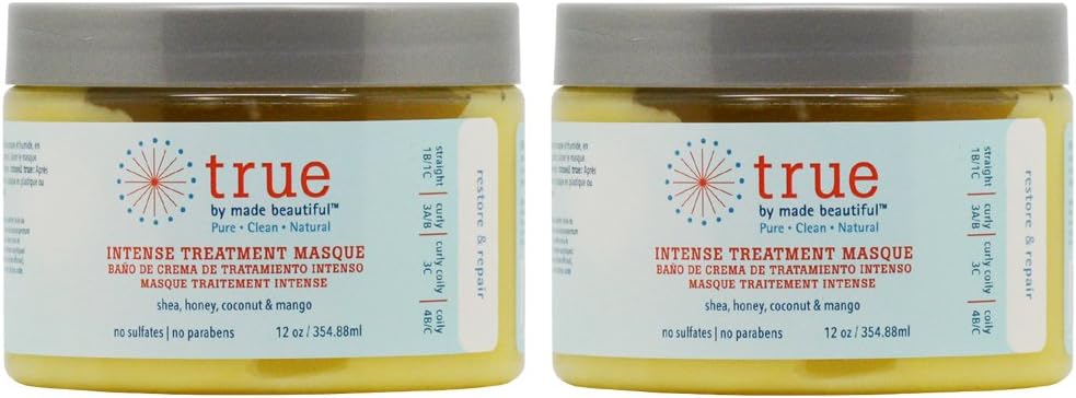 True by Made Beautiful Intense Treatment Masque 12oz"Pack of 2"