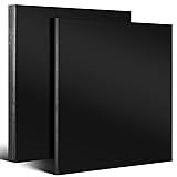 2 Pcs Black HDPE Sheet Size 12'' x 12'',1'' and