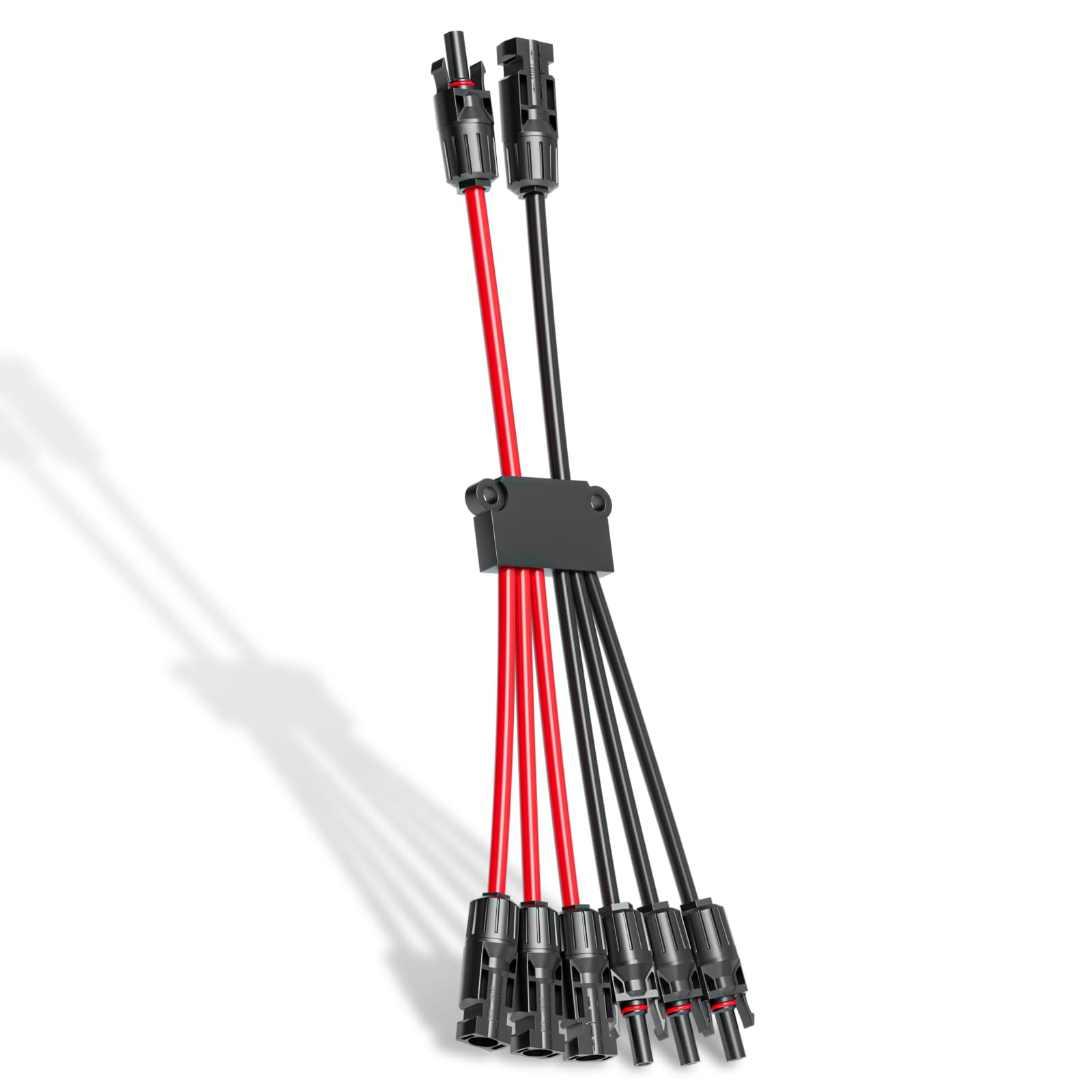 Photo 1 of Goupchn Solar Connectors Cable for 2 Solar Panels Cable Splitter 2 to 6 Y Branch Parallel Adapter