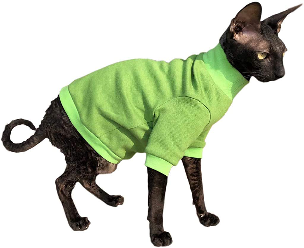 Kotomoda Cat's Cotton Sweater LIME (M)