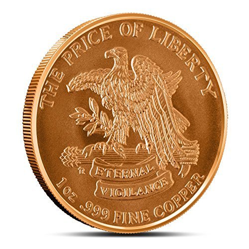 2015 Dont Tread on Me Eternal Vigilance 1 Ounce Copper Round