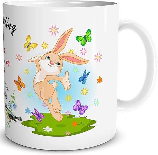 Triosk Tasse Hase Mit Spruch Lustig Alle Tun Es Hasenmotiv Geschenk Ostern Fur Erwachsene Frauen Manner Arbeit Buro Kollegen Ostergeschenk Amazon De Kuche Haushalt
