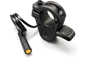 MUSELK Electric Bike 3pin Female Thumb Throttle Yellow Waterproof Plug Throttle for BBS01 BBS02 BBSHD Mid Motor Electric Bicycle Accessories