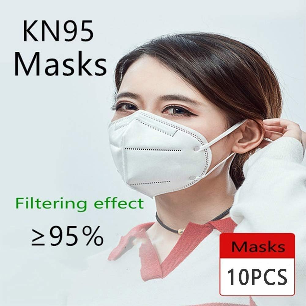 Pack of 10, 5 Layers Disposable Face Mašk Personal Protection Outdoor In stock Fullfillment By Amazon