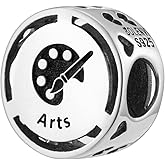 Bolenvi Jobs Career Professions Bead Charm Compatible with Pandora & Similar Bracelets, Necklaces & DIY Jewelry - Authentic 925 Sterling Silver Charm (Art Artist Painter)