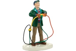 Department 56 Snow Village National Lampoon's Christmas Vacation Accessories Fire it Up Dad Figurine, 1.38 Inch, Multicolor