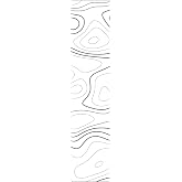 Arrow Wraps- Standard Diameter Topography Designs- Pack of 15-5,7 Inch.