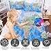Sleepwish World Map Bedding Duvet Cover Set for Kids Vivid Printed Childrens Bedding Full Size Bedspread