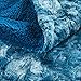 Chanasya Premium Wolf Faux Fur Throw Blanket - Soft, Fuzzy Sherpa & Minky Throw Blanket - for Bed or Couch - 50
