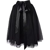 Dancina Women A-Line Tulle Skirt Tutu Knee Length