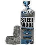 Pandora Steel Wool #1 – Medium Grade, 16 Pads for