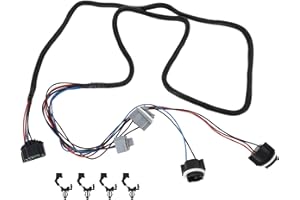 A ABSOPRO Right Tail Light Wiring Harness for Chevy Silverado 1500 2500 3500 No.16531402 Passenger Side Tail Lamp Wire Socket