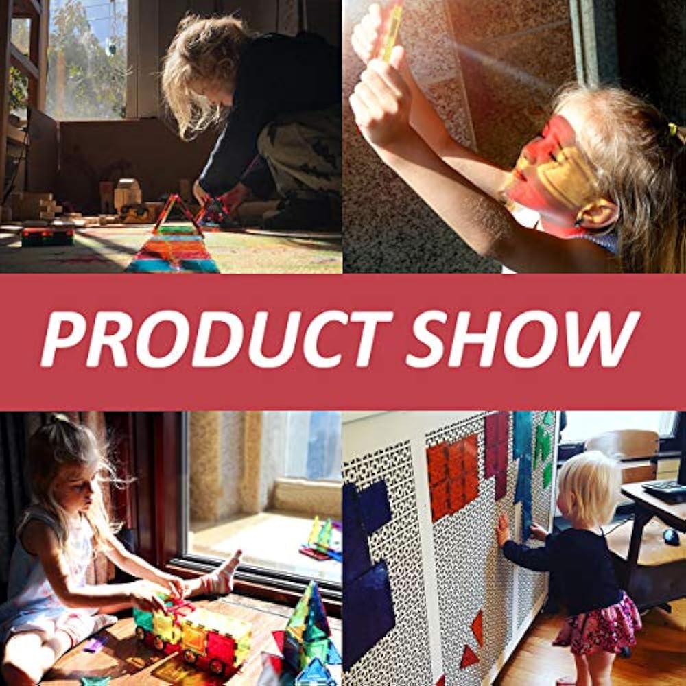 & Felt Playboards Kids Toys Building Tiles, 120 PCs 3D Blocks