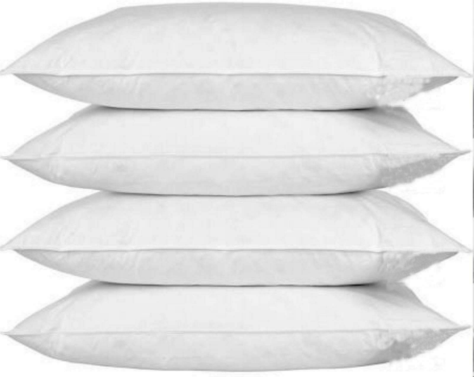 4 PACK OF PILLOW PROTECTOR COVERS - MACHINE WASHABLE POLYPROPYLENE FABRIC MATERIAL