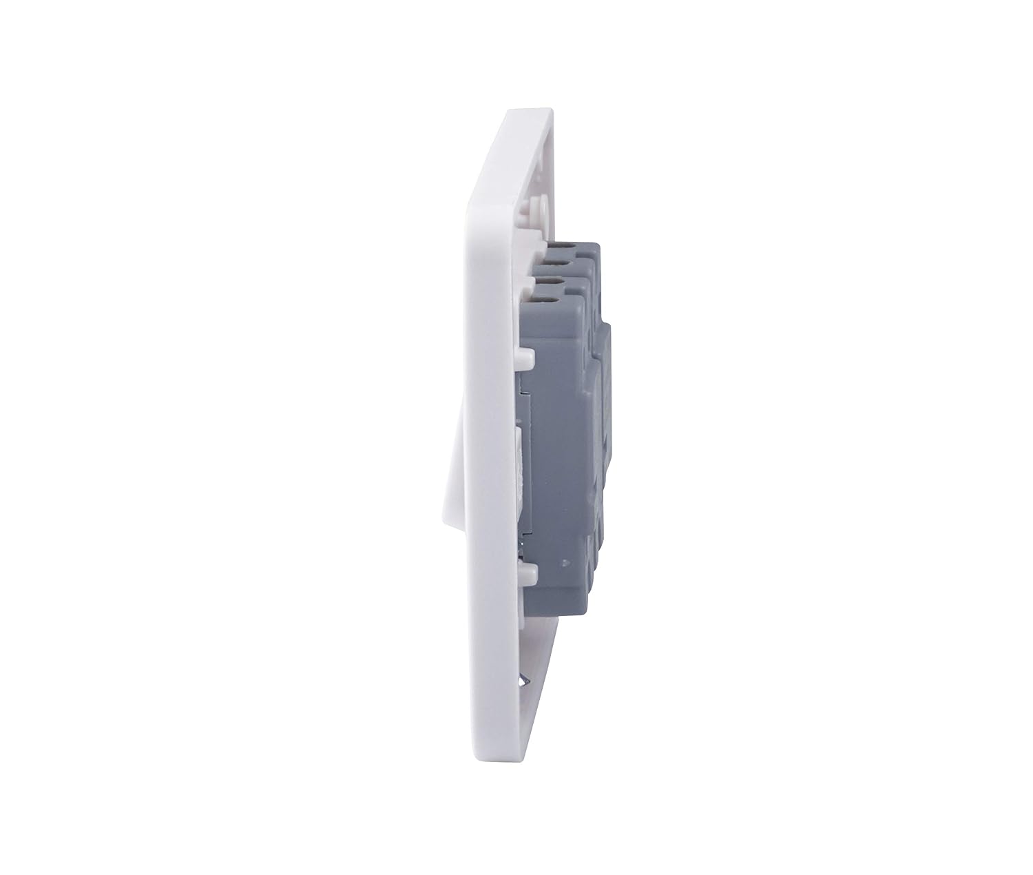 Schneider Electric Lisse White Moulded - Double 2 Way Light Switch, 10AX, GGBL1022S, White, 2 Gangs - Image 4