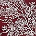 Vaulia Christmas Lightweight Microfiber Duvet Cover Set, Branch Flowers Print Pattern Design - Burgundy Red Color, Queen 3-Piece Set (1 Duvet Cover 2 Pillow Shams)