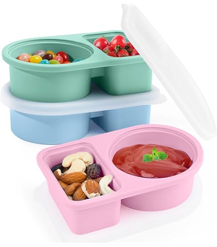 Goiio Boîte à Goûter, 12 Compartiments Réutilisables Divisés