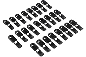 25-Pack Plastic Cord End Tips with Reopenable 18-Tooth Design for Ropes up to 3.5mm — Pull Tabs for Shoelaces, Backpacks, Dra