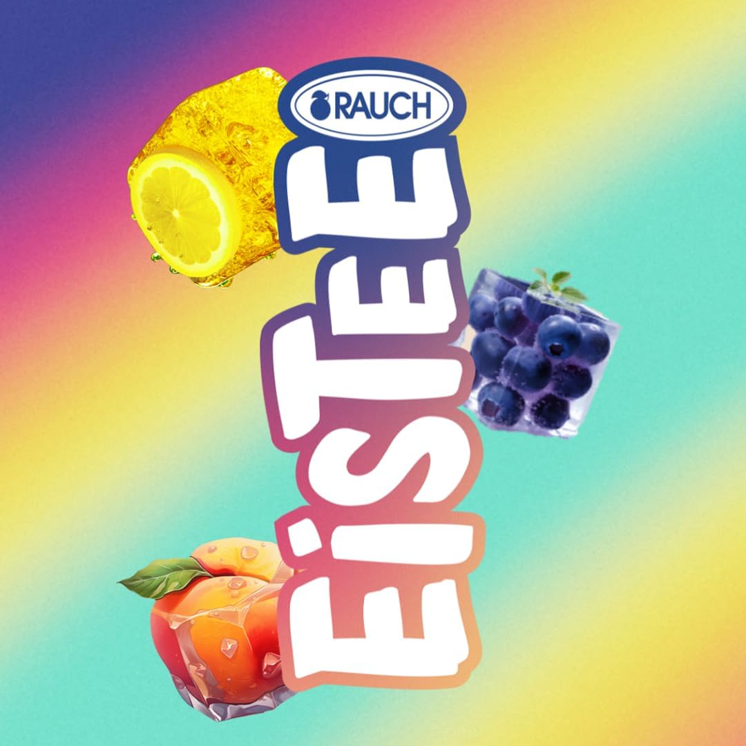 RAUCH Eistee Peach - Erfrischendes Getränk aus Schwarztee und Hagebutte - Optimal Durstlöscher für Tee Trinker - Hohe Qualität - 12x 330ml Dosen 5