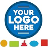 Sunshine Stickers Custom Waterproof Vinyl Stickers with Your Image Photo Text or Logo | Personalized Dishwasher Safe Label for Business Logo