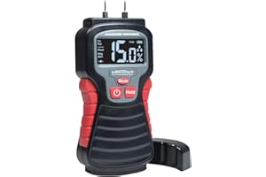 Calculated Industries 7445 AccuMASTER Duo Pro Pin & Pinless Moisture Meter Detects Hidden Leaks and Moisture | Combo Non-inva