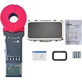 ETCR ETCR2100A+ Digital Clamp Ground Earth Resistance Meter Tester 200&Omega; | Non-contact clamp-on design enables fast loop resistance measurement without disconnecting ground wires, with &Phi;32mm jaw