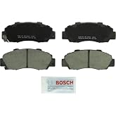 BOSCH BC503 QuietCast Premium Ceramic Disc Brake Pad Set - Front | Compatible with Select Acura CL, Integra, Legend, NSX, RL, TL, Vigor; Honda Accord, CR-V, Odyssey, Prelude; Isuzu Oasis
