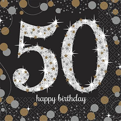 Sparkling Celebration 50 Beverage Paper Napkins (50 ct)