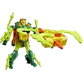 Transformers CYBERWORLD Chop Shop Armored Cyber Changers 4-Inch Action Figure, Quick Change to Insect Mode, Robot Toys for Boys and Girls 6 and Up