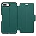 OTTERBOX Strada Series Case for iPhone 8 Plus & iPhone 7 Plus (ONLY) - Retail Packaging - Pacific Opal (DEEP Teal/DEEP Teal Leather)