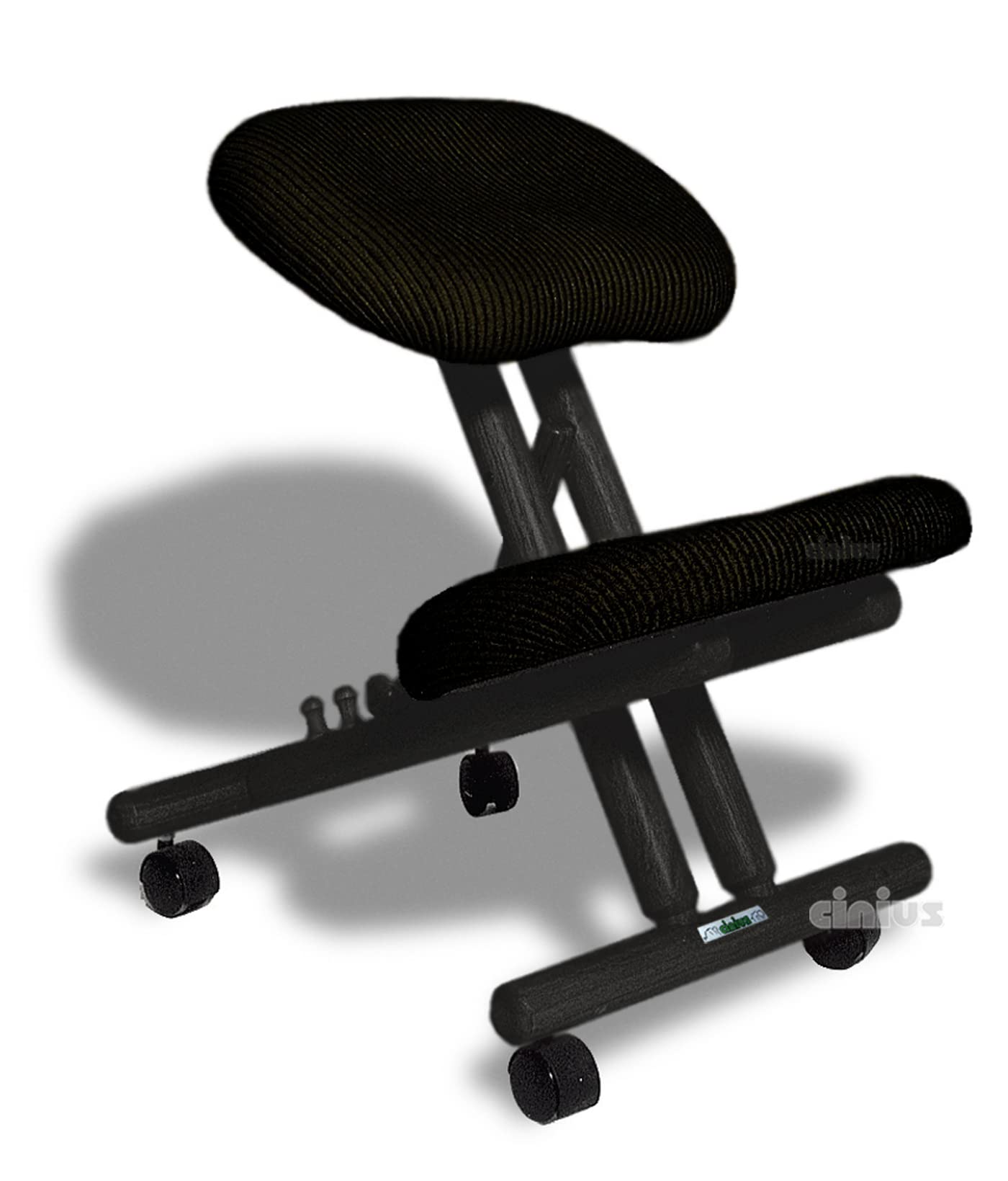 cinius Professional kneeling ergonomic chair without back, in several colours