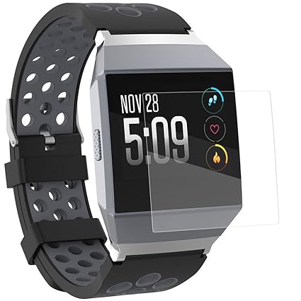 Amazon.com: GerTong Fitbit Ionic Screen Protector Tempered ...