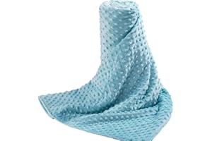 Acdyion Weighted Blankets Removable Duvet Cover for Adults Twin Size (48"x72"),Heavy Blanket Duvet Cover with Soft and Comfort Minky with 12 Ties,Machine Washable Soft Weighted Blanket Cover (Teal)