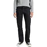Naked & Famous Denim Men's True Guy - Solid Black Selvedge Jeans