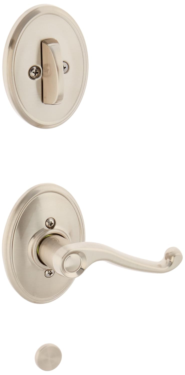 Schlage Lock Company F94FLA619WKFRH Satin Nickel Interior Pack Flair