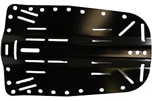 Scuba Choice Scuba Tech Diving Aluminum Black Backplate