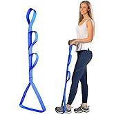 42 Inch Leg Lifter, Leg Lifter After Hip Replacement, Leg Lifter for After Knee Surgery, Leg Lifter Strap Rigid with Multi Loops, Leg Lifters Getting Legs in and Out of Bed, Car, Couch, Wheelchair