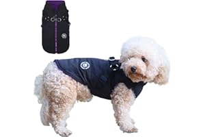 Norbi Dog Winter Jacket with Built-in Harness - Adjustable Warm Coats for Small to Large Dogs - Perfect for Cold Weather